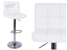 Krzesło barowe ARAKO białe