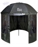 Parasol wędkarski namiot z osłoną JUKON ciemno-zielony