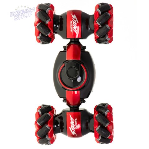 Samochód RC Speed Pioneer Stunt Car 360 czerwony