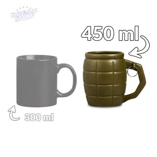 Kubek Granat Zielony 450 ml dla Taty Dziadka