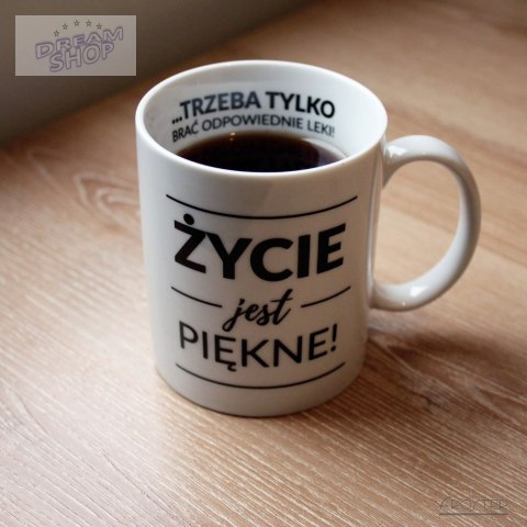 Kubek Życie jest piękne