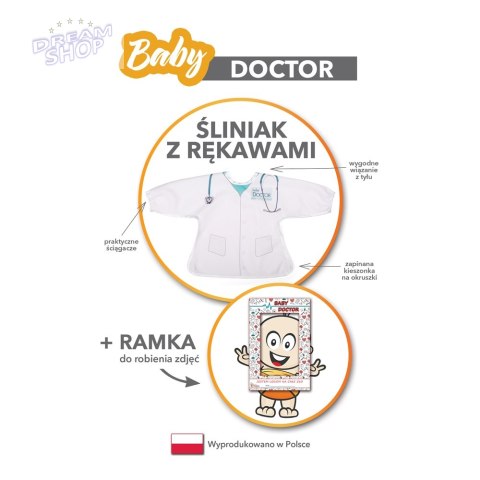 Baby Doctor - Śliniak z rękawami