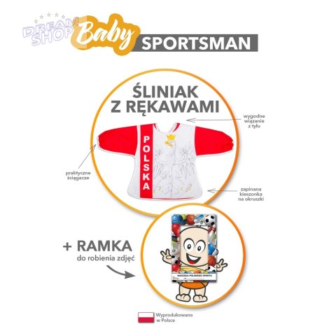 Baby Sportsman (PL) - Śliniak z rękawami