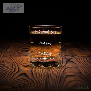 Szklanka do whisky Valentine's Day kawalerski