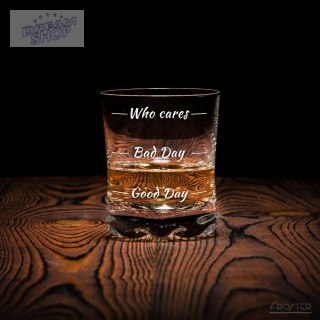 Szklanka do whisky Who cares prezent urodziny