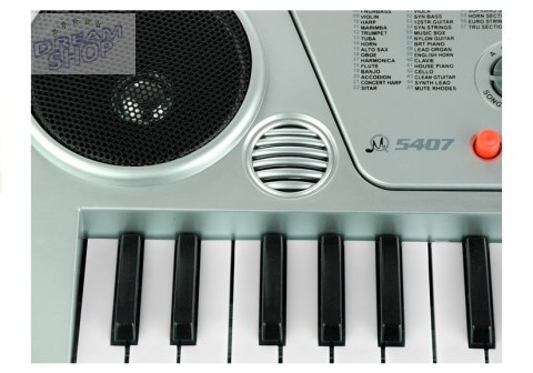 Keyboard MQ5407 Organy 54 Klawisze LCD Ładowarka