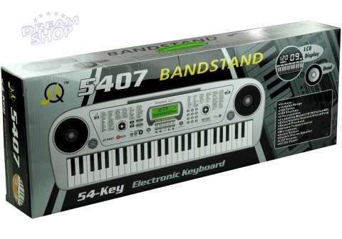 Keyboard MQ5407 Organy 54 Klawisze LCD Ładowarka