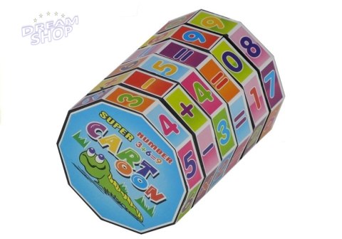 Kostka Edukacyjna Walec Matematyczny Układanka