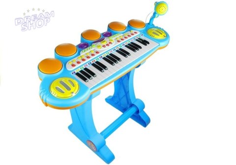 Organy Pianinko Keyboard Perkusja Stołek