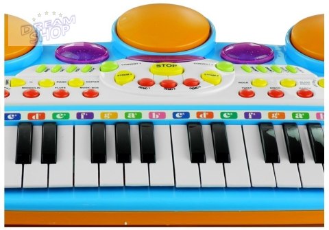 Organy Pianinko Keyboard Perkusja Stołek