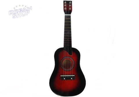 Gitara Drewniana Klasyczna z Kostką Wiśniowa 60 cm