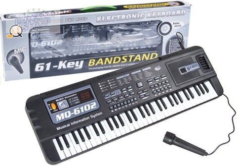 Keyboard MQ-6102 61 Klawiszy Mikrofon Do Nauki