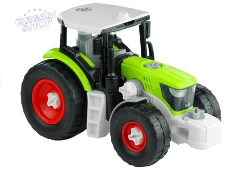 Rozkręcany Traktor z Otwierana Przyczepą 43 cm Rozkręcany Traktor z Otwierana Przyczepą 43 cm