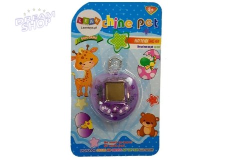 Gra Elektroniczna Tamagotchi Fioletowa z krótkim łańcuszkiem