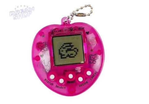 Gra Elektroniczna Tamagotchi Różowa z krótkim łańcuszkiem