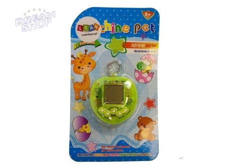 Gra Elektroniczna Tamagotchi Zielona z krótkim łańcuszkiem