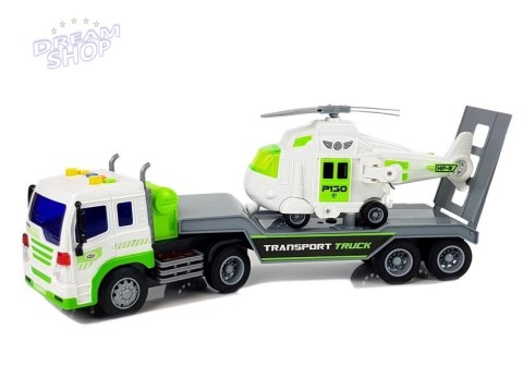 Auto Transporter na Baterie 1:16 z Helikopterem