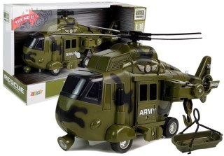 Helikopter Wojskowy Ratunkowy 1:16 Hak Dźwięk Światła