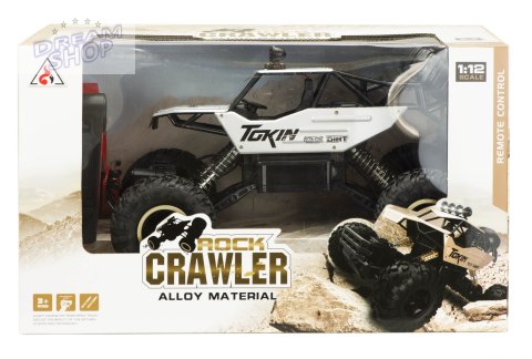 Samochód RC Rock Crawler 1:12 4WD METAL srebrny