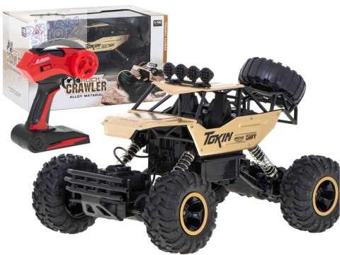 Samochód RC Rock Crawler 1:12 4WD METAL złoty