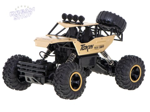 Samochód RC Rock Crawler 1:12 4WD METAL złoty