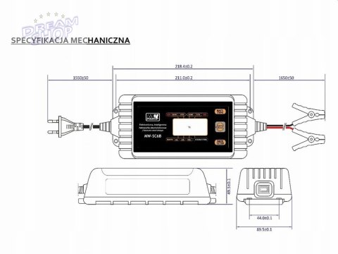 Inteligentna Ładowarka akumulatorowa 12V / 24V MW-SC6B