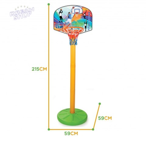 WOOPIE Zestaw Koszykówka 215 cm + Piłka