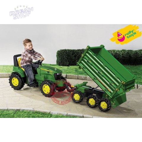 Rolly Toys Przyczepa Wywrotka Rolly Multi John Deere 3 osiowa