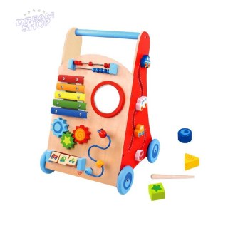 TOOKY TOY Wielofunkcyjny Chodzik Pchacz Panel Edukacyjny Dla Dzieci