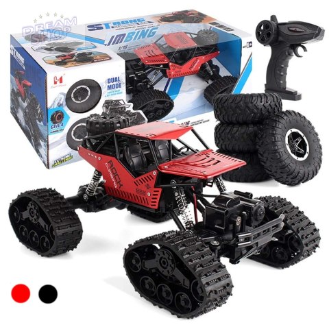 Samochód RC Rock Crawler 4x4 LHC012 auto 2w1 czerw