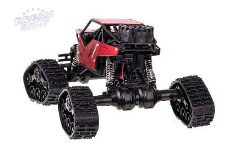 Samochód RC Rock Crawler 4x4 LHC012 auto 2w1 czerw