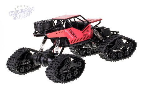 Samochód RC Rock Crawler 4x4 LHC012 auto 2w1 czerw