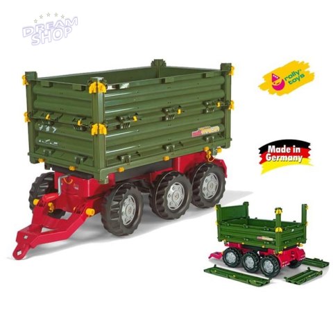 Rolly Toys rollyTrailer Wielka Przyczepa 3 osie Multi Trailer