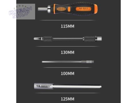 Profesjonalny Zestaw Narzędzi Precyzyjnych JAKEMY 73w1