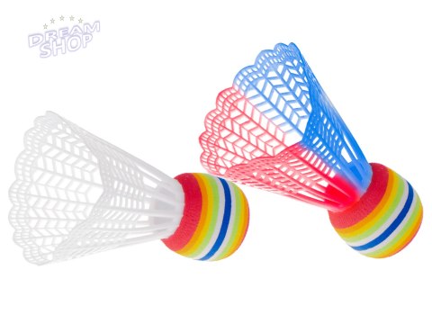 Rakiety tenisowe świecące LED + lotki Rakiety tenisowe świecące LED + lotki