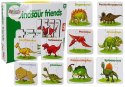 Puzzle edukacyjne przyjaciele dinozaurów 10 el