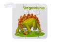 Puzzle edukacyjne przyjaciele dinozaurów 10 el