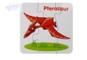 Puzzle edukacyjne przyjaciele dinozaurów 10 el