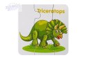 Puzzle edukacyjne przyjaciele dinozaurów 10 el