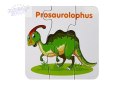 Puzzle edukacyjne przyjaciele dinozaurów 10 el