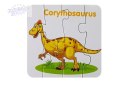 Puzzle edukacyjne przyjaciele dinozaurów 10 el