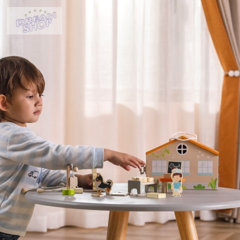 VIGA Drewniana Klinika dla zwierząt Szpital Weterynarz