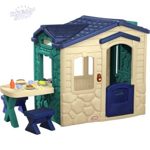 Little Tikes Domek Ogrodowy z PATIO z Magicznym Dzwonkiem Granatowo-zielony Little Tikes Domek Ogrodowy z PATIO z Magicznym Dzwonkiem Granatowo-zielony
