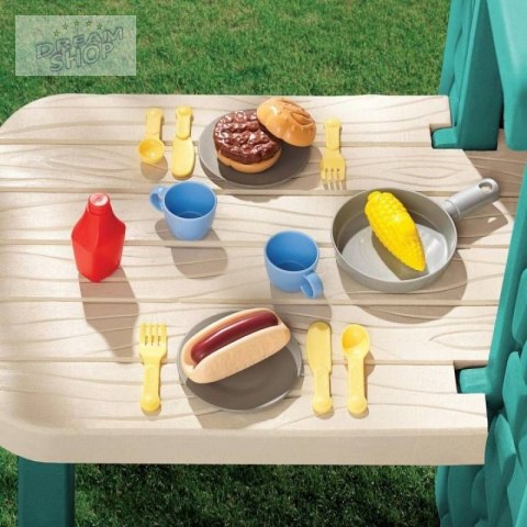 Little Tikes Domek Ogrodowy z PATIO z Magicznym Dzwonkiem Granatowo-zielony Little Tikes Domek Ogrodowy z PATIO z Magicznym Dzwonkiem Granatowo-zielony