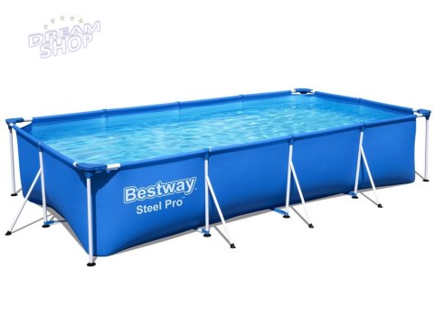 Basen Stelażowy 400 x 211 x 81 cm Bestway 56424 Basen Stelażowy 400 x 211 x 81 cm Bestway 56424