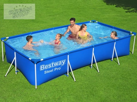 Basen Stelażowy 400 x 211 x 81 cm Bestway 56424 Basen Stelażowy 400 x 211 x 81 cm Bestway 56424