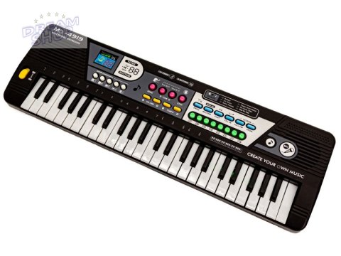 Keyboard MQ-4919 Organki, 49 Klawiszy, Mikrofon