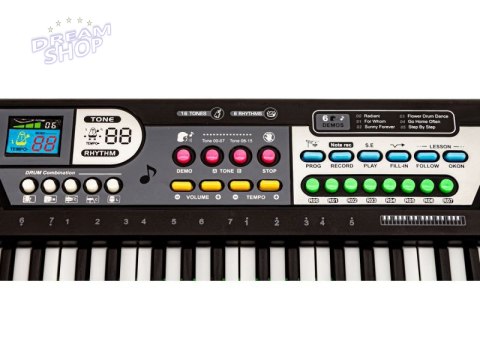 Keyboard MQ-4919 Organki, 49 Klawiszy, Mikrofon