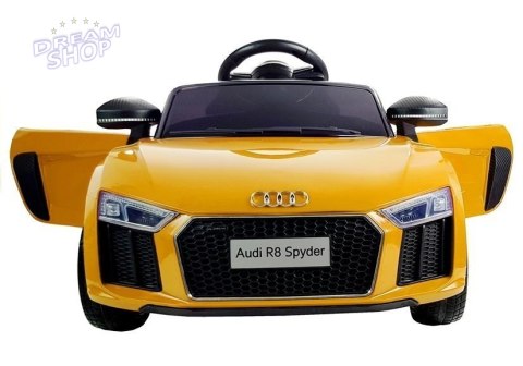 Auto na Akumulator Audi R8 Spyder Żółty