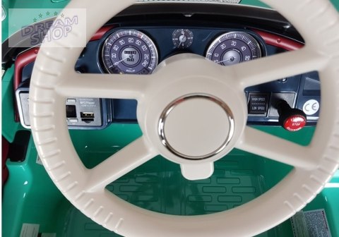 Auto na Akumulator BMW Retro Zielone Lakierowane